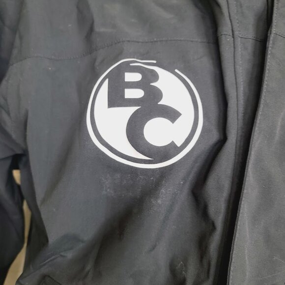 Carhartt Men's Black Hooded Long Sleeve Outdoor Rain Jacket Size Large - Picture 7 of 10